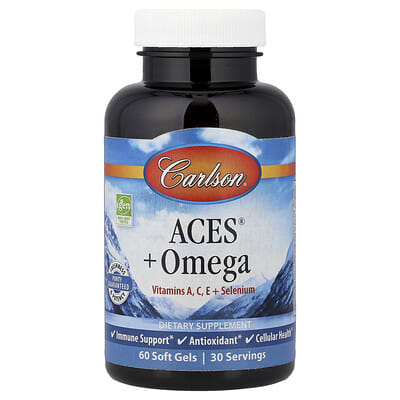 ACES® + Omega, 60 мягких капсул
