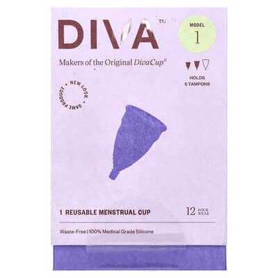 DivaCup, Model 1, 1 многоразовая менструальная чаша