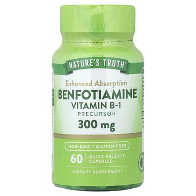 Benfotiamine, 300 mg, 60 капсул