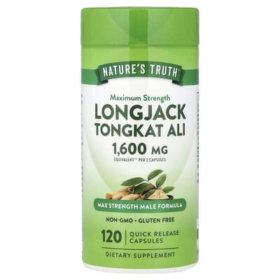 Longjack Tongkat Ali, 120 капсул (800 mg на капсулу)