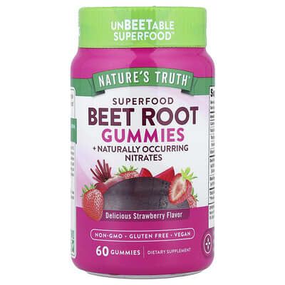 Желе Superfood Beet Root, клубника, 60 шт