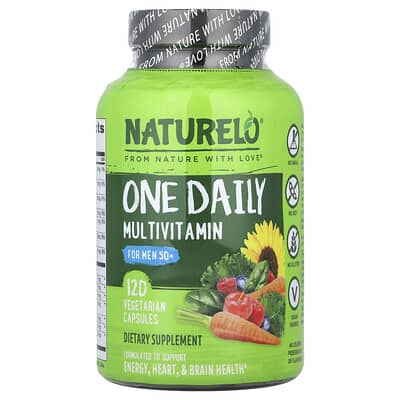 One Daily Multivitamin For Men 50+, 120 Vegetarian Capsules