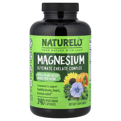 Magnesium Glycinate Chelate Complex, 240 Vegetarian Capsules
