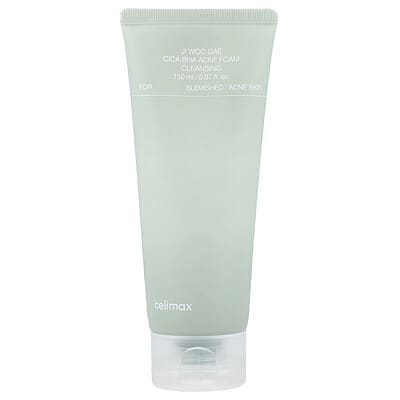 Ji Woo Gae Cica BHA Acne Foam Cleansing, 5.07 fl oz (150 ml)