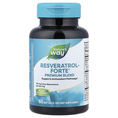 Resveratrol Forte®, премиальная смесь, 60 мягких капсул