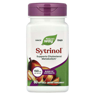 Nature's Way Sytrinol®, 150 mg, 60 мягких желатиновых капсул