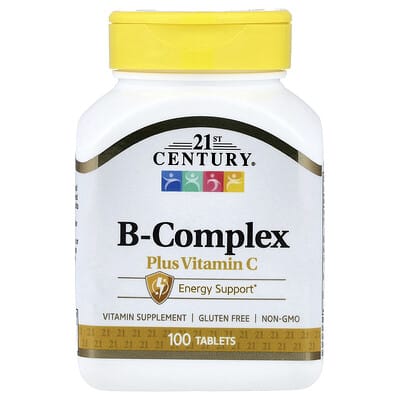 B-Complex плюс витамин C, 100 таблеток