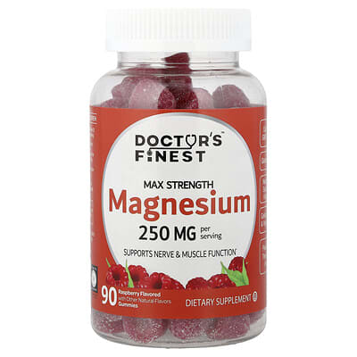 Желейные конфеты с магнием, малина, 90 шт (83 mg на конфету)