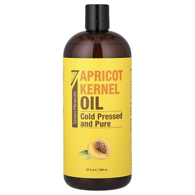 Масло ядер абрикоса, холодного отжима и чистое, без запаха, 32 fl oz (950 ml)