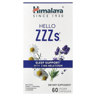 Hello ZZZs™, 60 веганских капсул