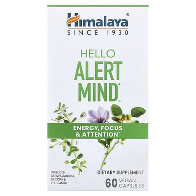 Himalaya Hello Alert Mind™ 60 веганских капсул