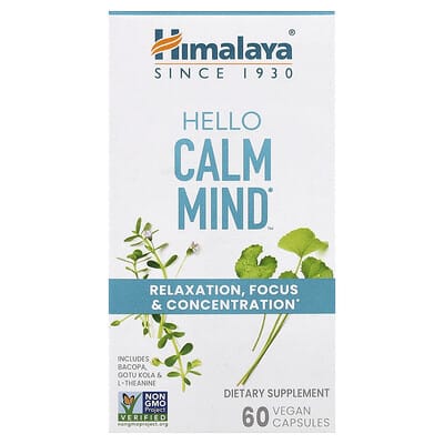 Hello Calm Mind™, 60 вегетарианских капсул
