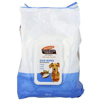 Palmer's for Pets салфетки для собак с Coconut Butter Formula и Vitamin E, 100 шт.