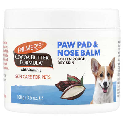 Мазь для лап и носа Palmer's for Pets с кокосовым маслом и витамином E, без отдушек 3.5 oz (100 g)