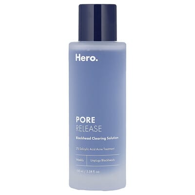 Hero Cosmetics Pore Release, очищающий раствор от черных точек, 3.38 fl oz (100 ml)