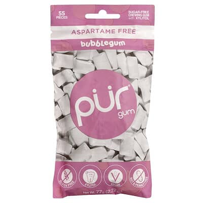 Sugar Free Chewing Gum, Bubblegum, 55 Pieces, 2.72 oz (77 g)