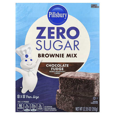 Zero Sugar, Brownie Mix, Chocolate Fudge, 12.35 oz (350 g)