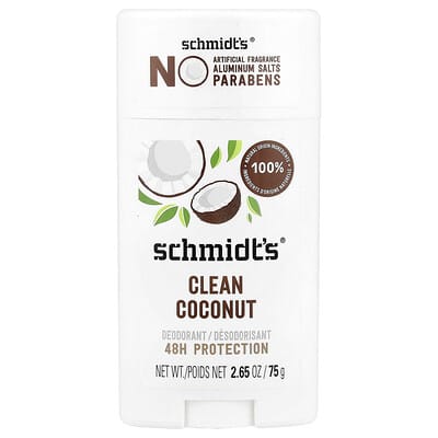 Deodorant, Clean Coconut, 2.65 oz (75 g)