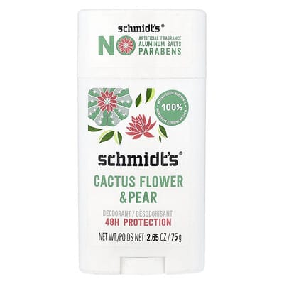 Schmidt's дезодорант Cactus Flower & Pear, 2.65 oz (75 g)
