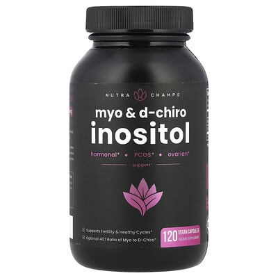 Myo & D-Chiro Inositol, 120 Vegan Capsules