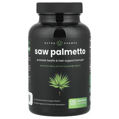 Saw Palmetto, 120 веганских капсул