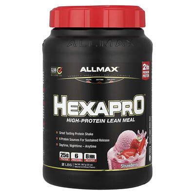 Белковый коктейль Hexapro™ Strawberry 2 lbs (907 g)