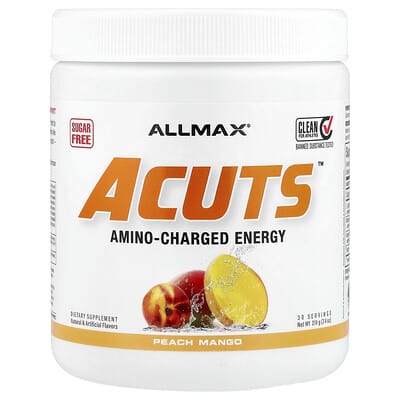 ACUTS™, Amino-Charged Energy, Peach Mango, 7.4 oz (210 g)