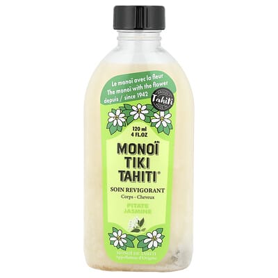 Monoi Tiki Tahiti®, кокосовое масло, жасмин, 4 fl oz (120 ml)