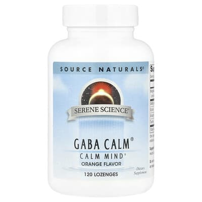 Serene Science®, GABA Calm®, апельсин, 120 пастилок
