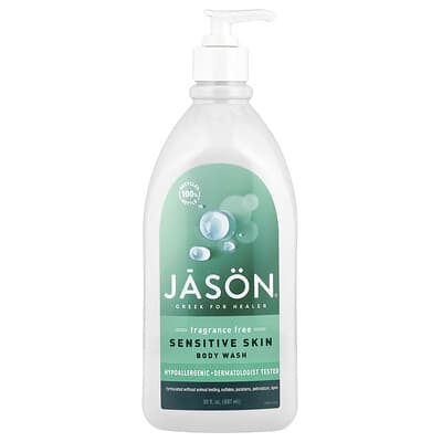 Гель для душа для чувствительной кожи без отдушек, 30 fl oz (887 ml)