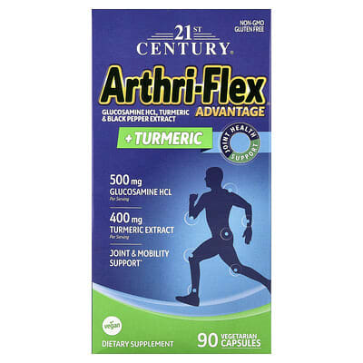 Arthri-Flex® Advantage + Turmeric, 90 вегетарианских капсул