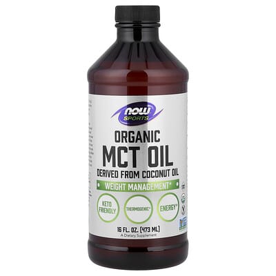 Органическое масло MCT Sports, 16 fl oz (473 ml)