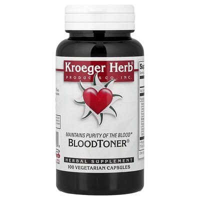 BloodToner®, 100 вегетарианских капсул