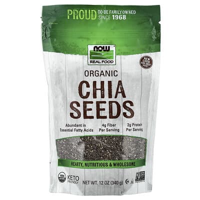 Органические семена чиа Real Food, 340 g