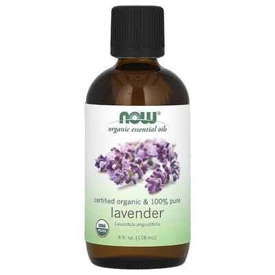 Organic Essential Oils, Lavender, 4 fl oz (118 ml)