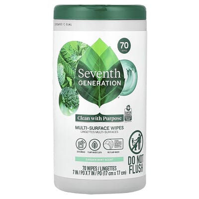 Влажные салфетки для поверхностей, Garden Mint, 70 шт.