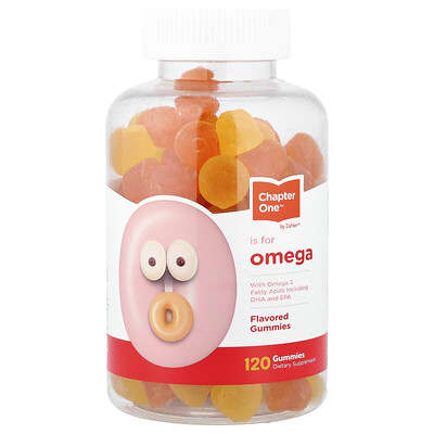 Детские мармеладные витамины Zahler Chapter One Omega Gummies 120 Gummies