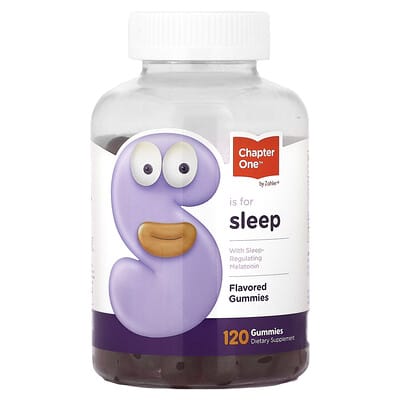 Мелатонин Chapter One, Sleep, Melatonin Gummies, Flavored, 120 Gummies