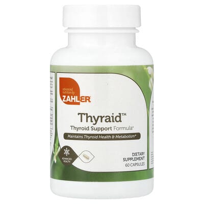 Thyraid™, формула поддержки щитовидной железы, 60 капсул