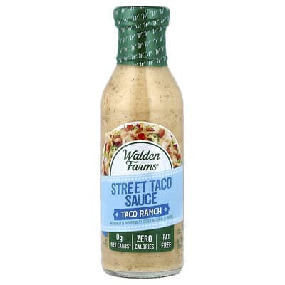 Walden Farms соус Street Taco, Taco Ranch, 12 fl oz (355 ml)