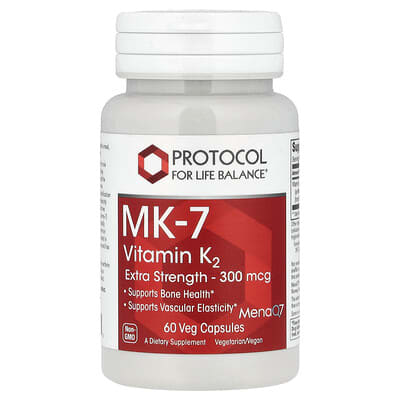 MK-7 Vitamin K2 300 mcg, 60 капсул