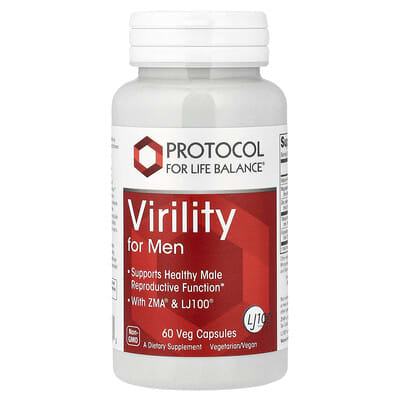 Витамины для мужчин Virility, 60 Veg Capsules