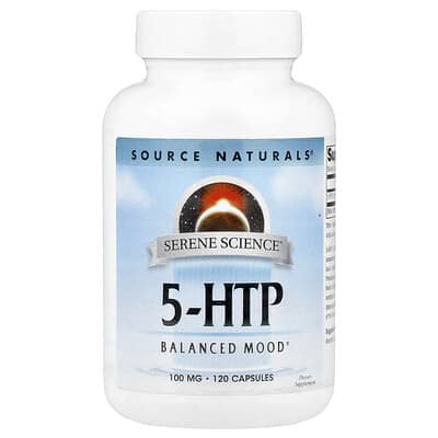 Serene Science®, 5-HTP, 100 mg, 120 капсул