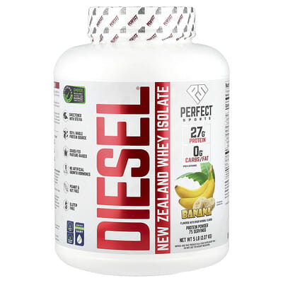 Diesel®, изолят сыворотки New Zealand, банан, 5 lb (2.27 kg)