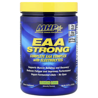 Аминокислоты MHP EAA Strong™, Lemon Lime, 10.72 oz (303.9 g)