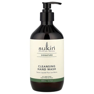 Sukin Signature очищающее средство для рук, для всех типов кожи, 16 fl oz (500 ml)