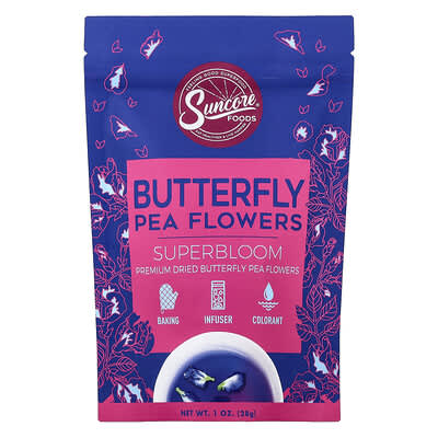 Цветы Butterfly Pea, 1 oz (28 g)