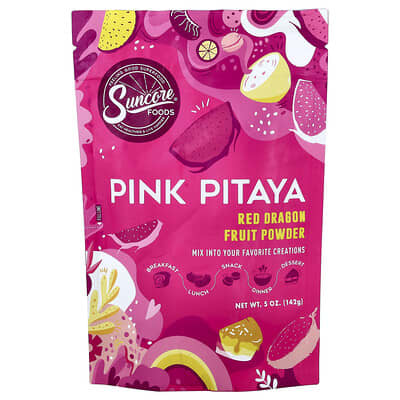 Pink Pitaya Powder, Red Dragon Fruit, 5 oz (142 g)