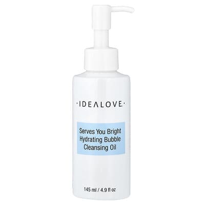 Idealove увлажняющее очищающее масло для умывания Serves You Bright, 4.9 fl oz (145 ml)