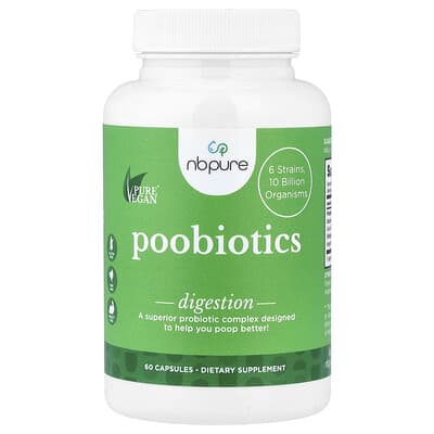 NB Pure Poobiotics, 60 капсул